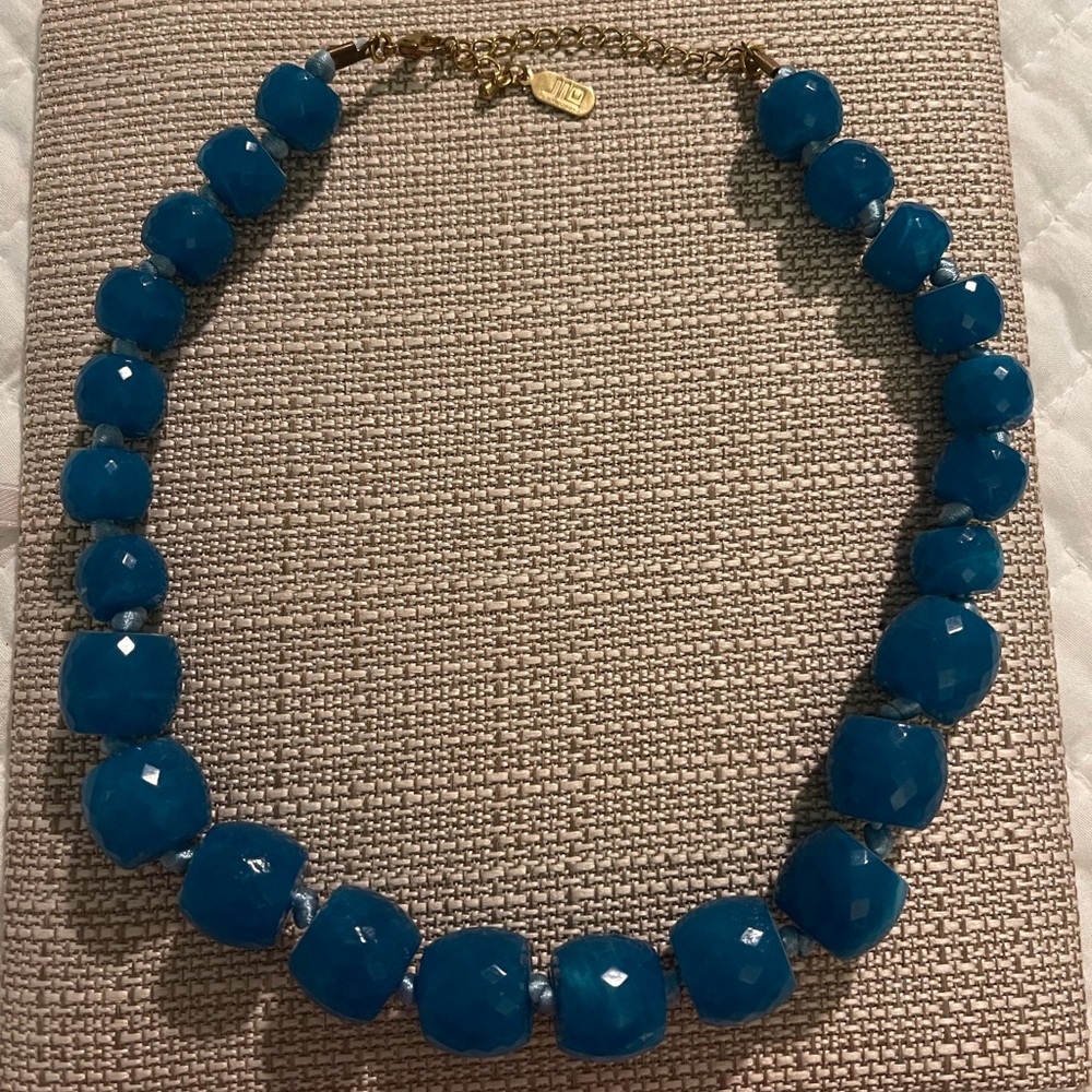 J Lo Blue Statement Beaded Necklace - Women's Jewelry